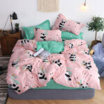 Panda Print Bedding